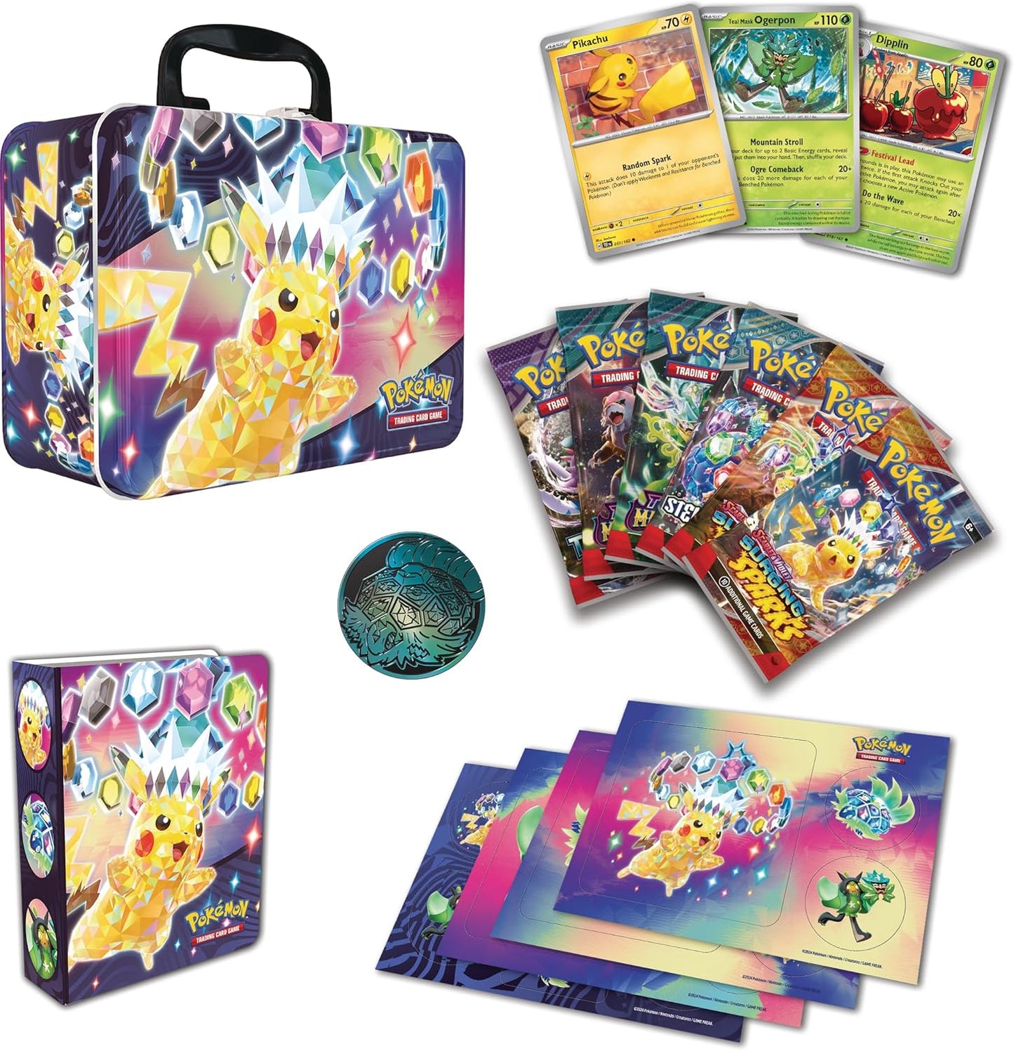 Pokémon TCG: Collector Chest (3 Foil Promo Cards, 6 Booster Packs & More)