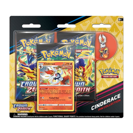 Pokémon TCG: Crown Zenith & Pin Collection - Cinderace