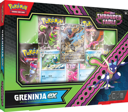 Pokemon TCG: Scarlet & Violet Shrouded Fable Greninja Ex Special Illustration Collection