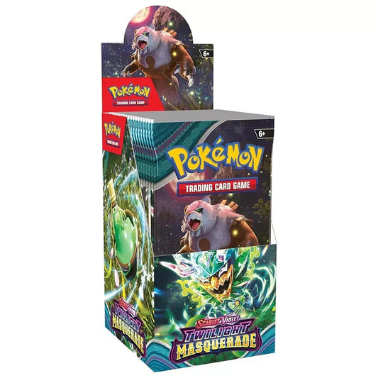 Scarlet & Violet-Twilight Masquerade Half Booster Box Display Box (18 Packs)