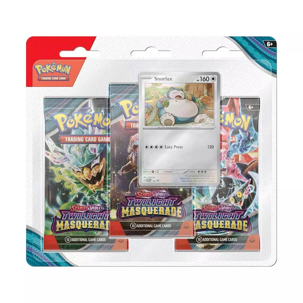 Pokémon TCG: Scarlet & Violet 6 - Twilight Masquerade - 3-Pack